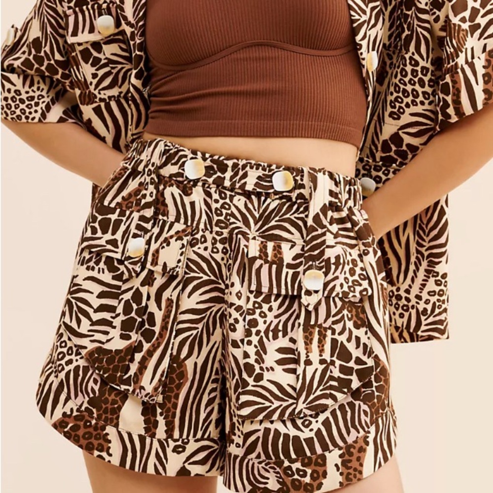 Farm Rio Safari Sand Shorts